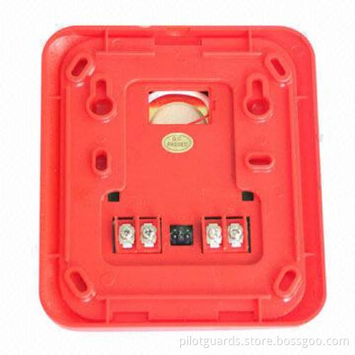 Wired Fire Siren with Xenon Light, 12V/24V DC, Alarm current 100-150mA, with CE and RoHS Marks